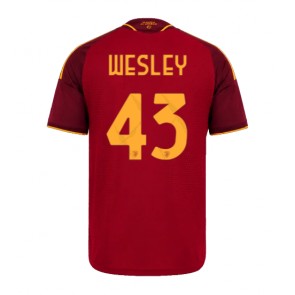 AS Roma Wesley Franca #43 Hemmatröja 2026-27 Kortärmad